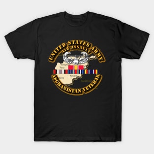 Air Assault w Afghan SVC Ribbons T-Shirt